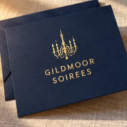 Custom Foil-Stamped Invitations